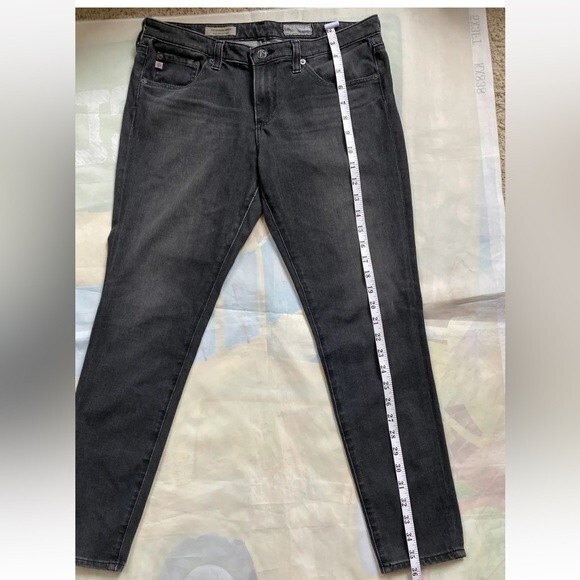 AG Adriano Goldschmied Legging Ankle Super Skinny Gray Women Sz 30R Contour - Picture 5 of 11